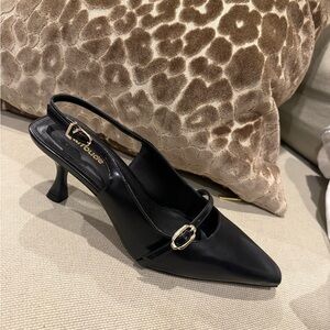 Larroude Black Heels